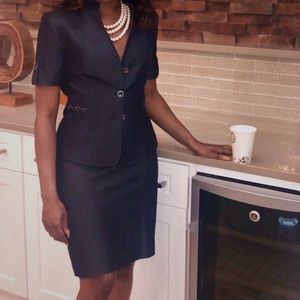 Short Sleeve Jean Suit